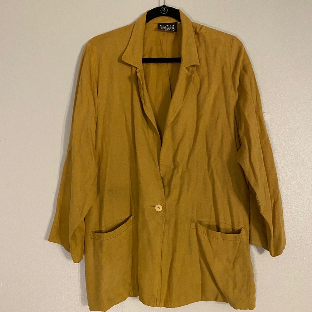 Vintage Eileen Fisher Linen Blazer